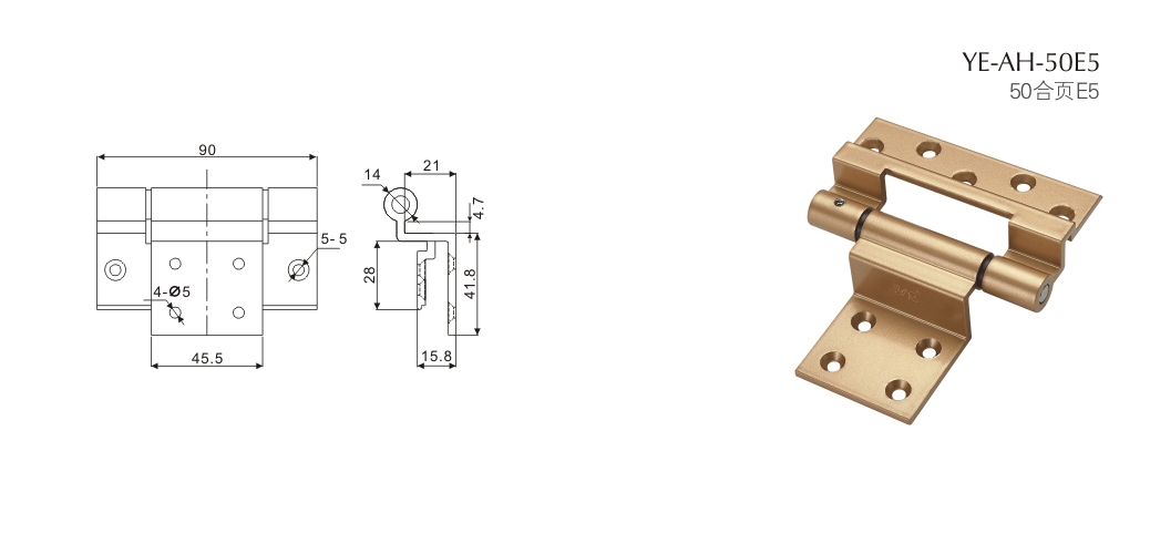 上海门窗配件合页YE-AH-50E5