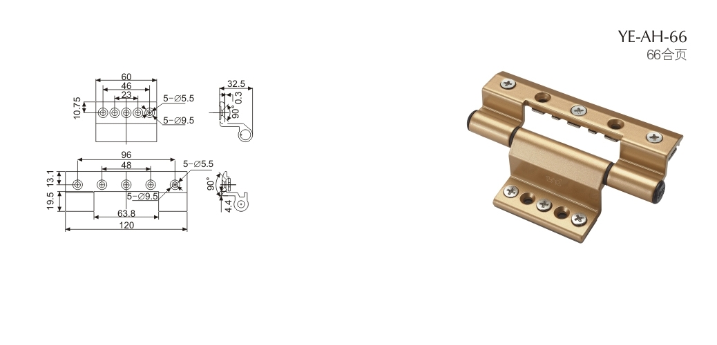 上海门窗配件合页YE-AH-66